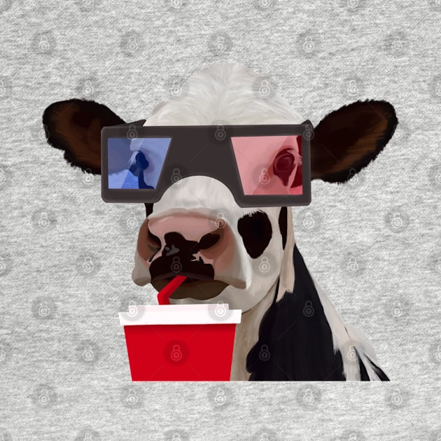 Mooovie Time Cow by Suneldesigns